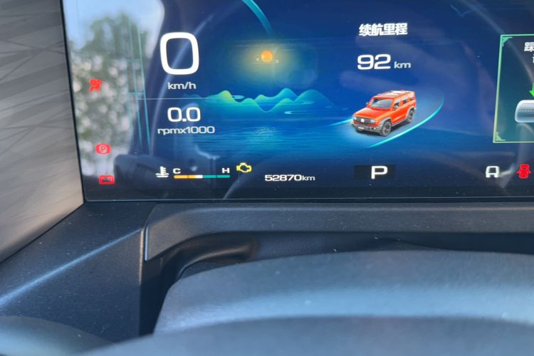 Used Tank 300 2023 Off-Road Edition 2.0T Conqueror Odometer Close Up