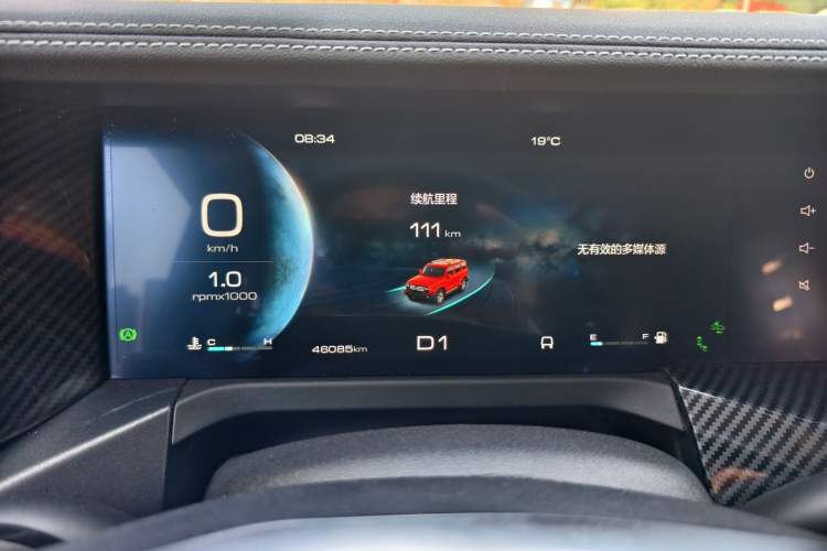 Used Tank 300 2023 City Edition 2.0T—Stylish as Ever Odometer Close Up
