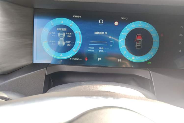 Used Tank 300 2023 Off-Road Edition 2.0T Challenger Odometer Close Up