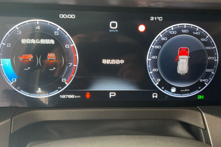 Used Tank 300 2023 Off-Road Edition 2.0T Conqueror Odometer Close Up