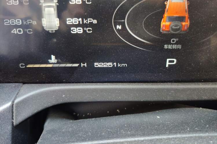 Used Tank 300 2023 City Edition 2.0T—Stylish as Ever Odometer Close Up
