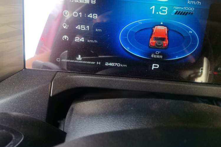 Used Tank 300 2023 City Edition 2.0T—Stylish as Ever Odometer Close Up