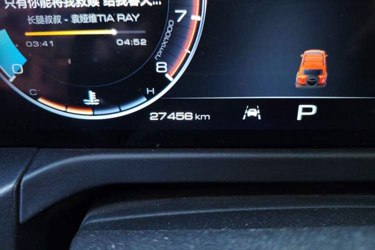 Used Tank 300 2023 Off-Road Edition 2.0T Challenger Odometer Close Up