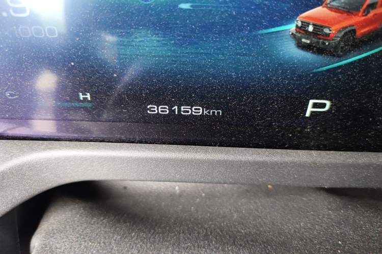 Used Tank 300 2023 Off-Road Edition 2.0T Conqueror Odometer Close Up