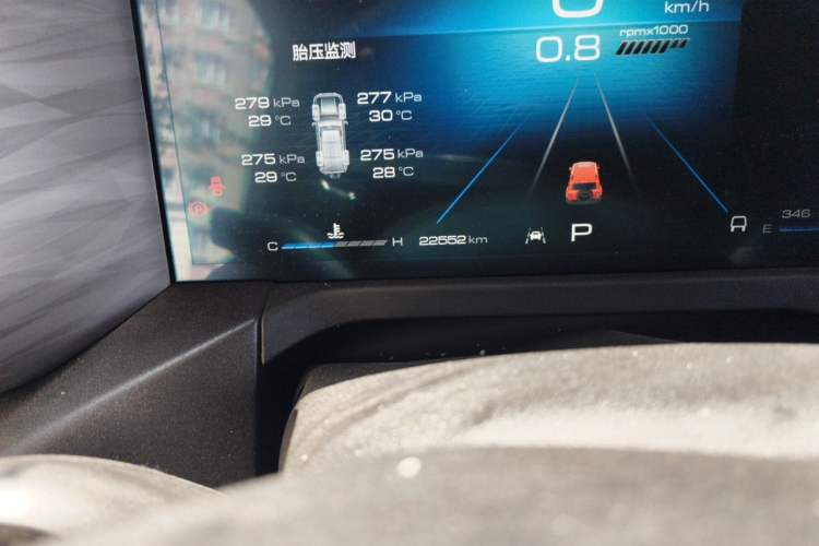 Used Tank 300 2023 City Edition 2.0T—Stylish as Ever Odometer Close Up
