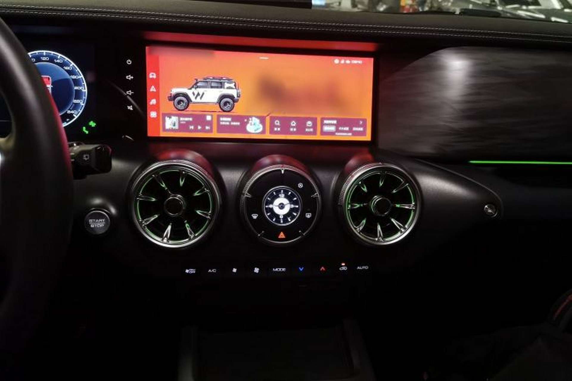 Used Tank 300 2023 City Edition 2.0T—Stylish as Ever Audio And AC Panel