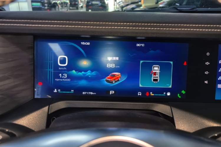 Used Tank 300 2023 City Edition 2.0T—Stylish as Ever Instrument Cluster