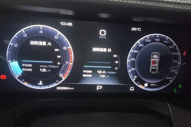Used Tank 300 2023 City Edition 2.0T—Stylish as Ever Instrument Cluster