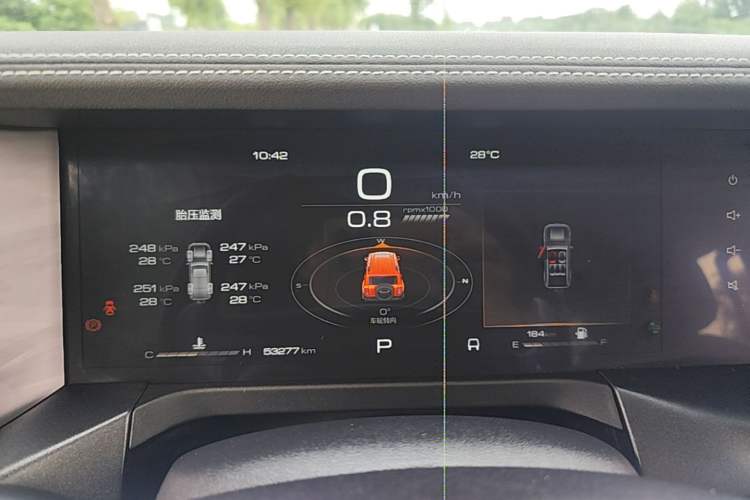 Used Tank 300 2023 City Edition 2.0T—Stylish as Ever Instrument Cluster