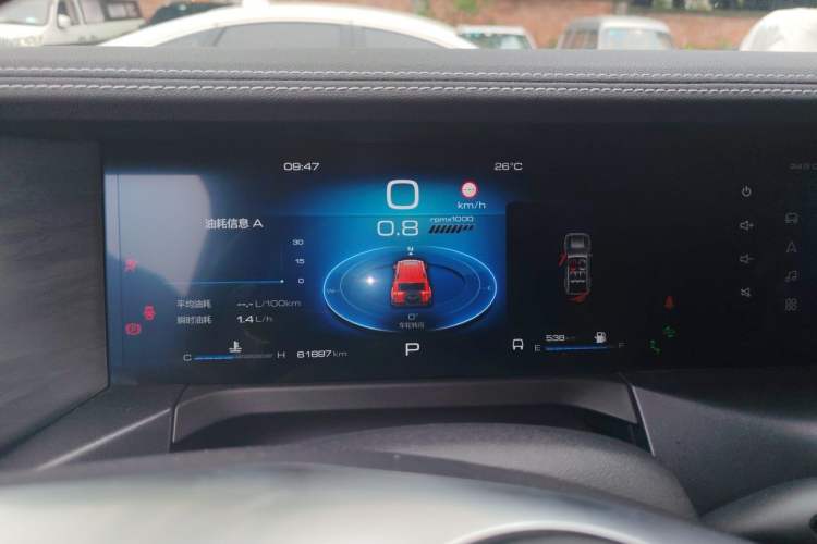 Used Tank 300 2023 City Edition 2.0T—Stylish as Ever Instrument Cluster