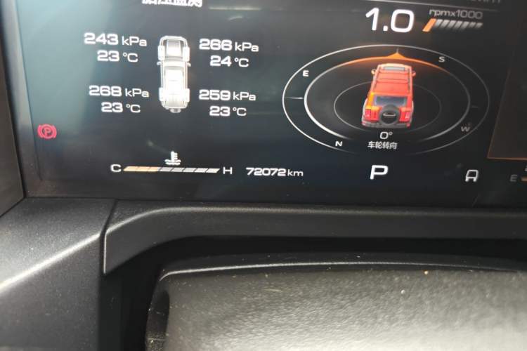 Used Tank 300 2023 Off-Road Edition 2.0T Conqueror Odometer Close Up