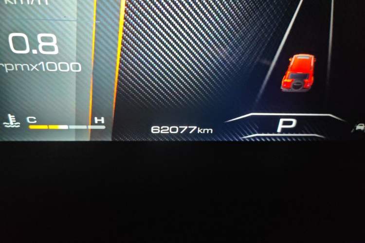 Used Tank 300 2023 City Edition 2.0T—Stylish as Ever Odometer Close Up