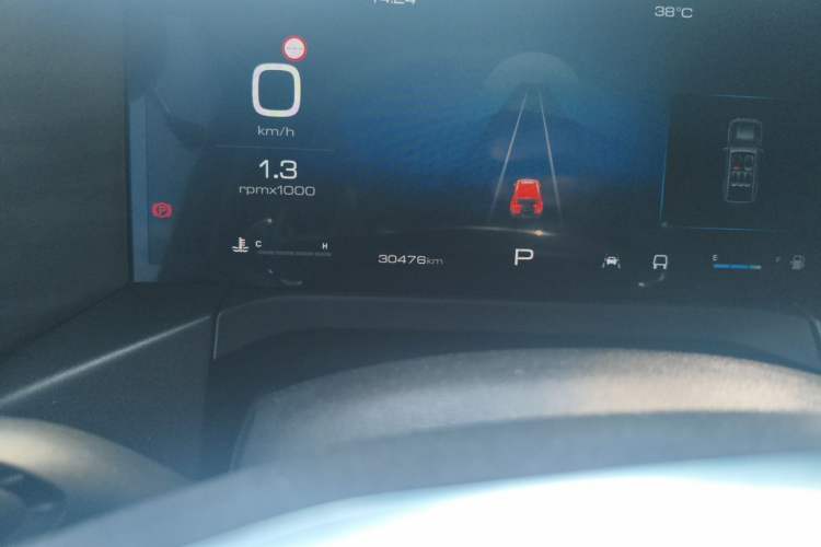 Used Tank 300 2023 City Edition 2.0T—Stylish as Ever Odometer Close Up