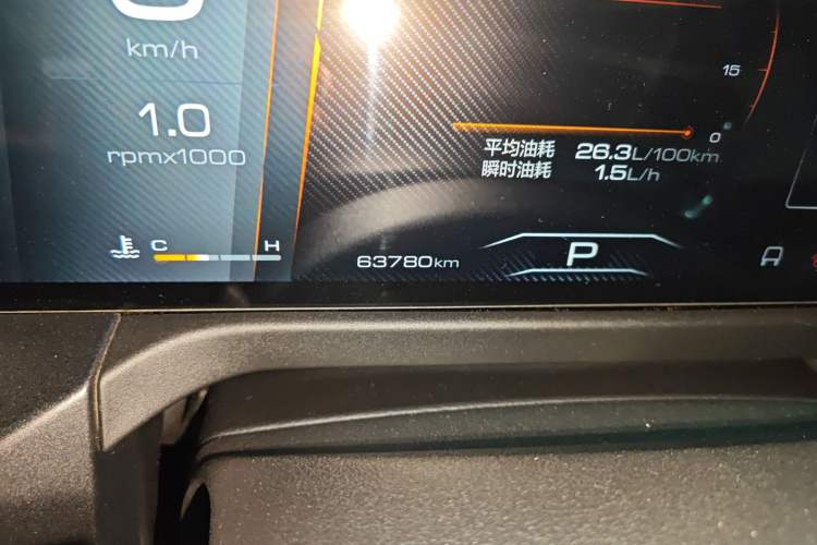 Used Tank 300 2023 Off-Road Edition 2.0T Conqueror Odometer Close Up