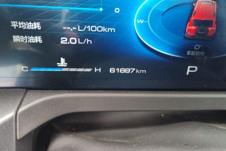 Used Tank 300 2023 City Edition 2.0T—Stylish as Ever Odometer Close Up