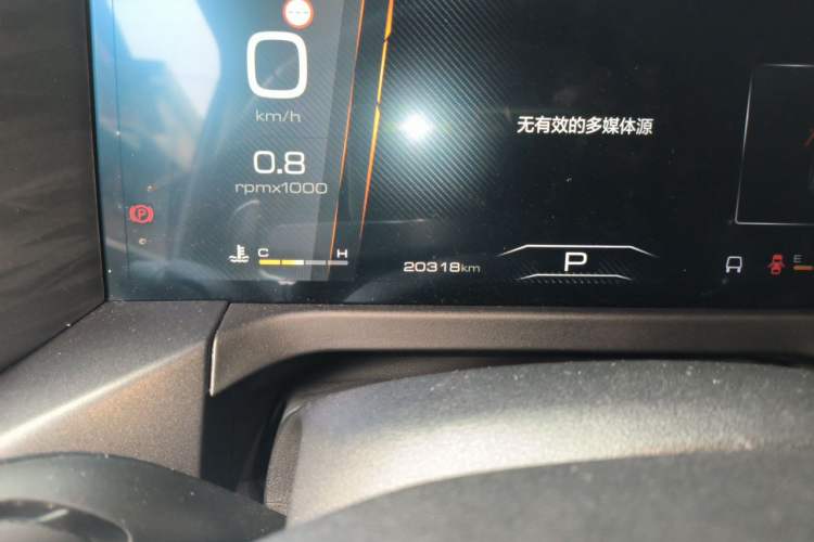 Used Tank 300 2023 City Edition 2.0T—Stylish as Ever Odometer Close Up