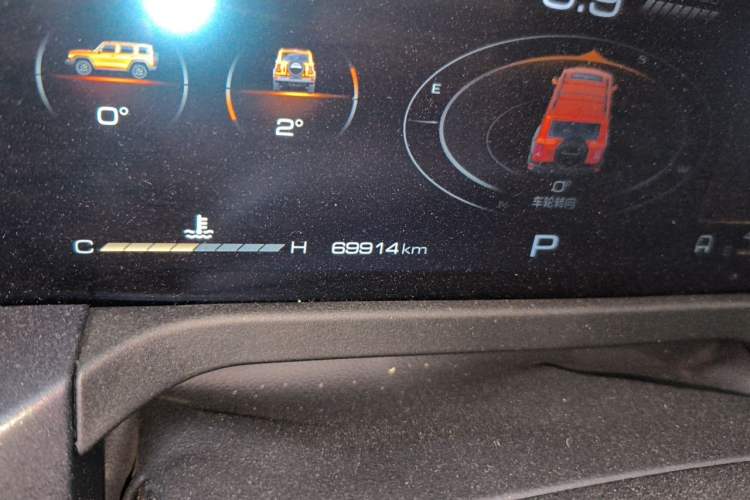Used Tank 300 2023 Off-Road Edition 2.0T Conqueror Odometer Close Up
