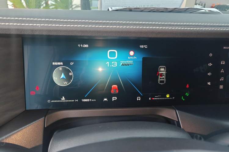 Used Tank 300 2023 City Edition 2.0T—Stylish as Ever Instrument Cluster