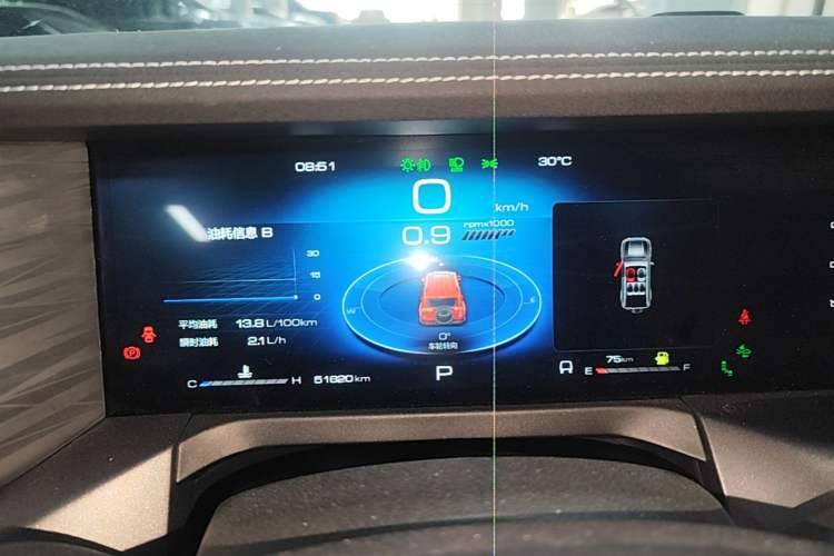 Used Tank 300 2023 City Edition 2.0T—Stylish as Ever Instrument Cluster