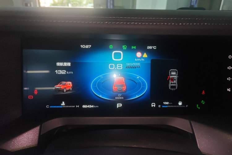 Used Tank 300 2023 City Edition 2.0T—Stylish as Ever Instrument Cluster