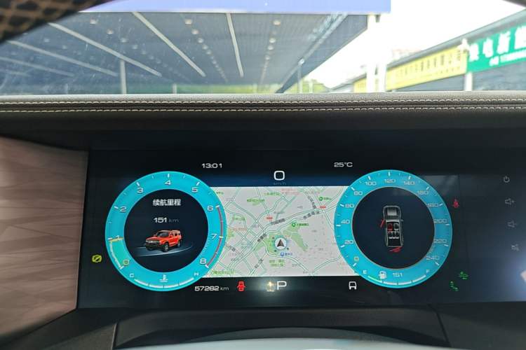 Used Tank 300 2023 City Edition 2.0T—Stylish as Ever Instrument Cluster