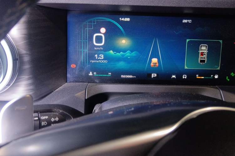 Used Tank 300 2023 City Edition 2.0T—Stylish as Ever Odometer Close Up