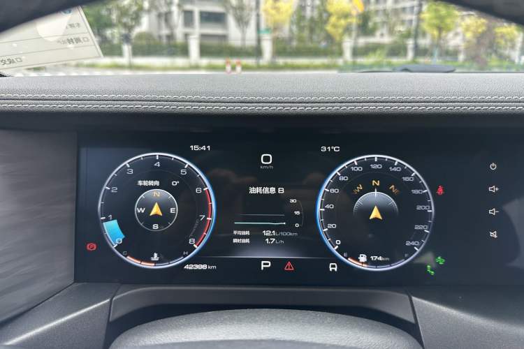 Used Tank 300 2023 City Edition 2.0T—Stylish as Ever Odometer Close Up