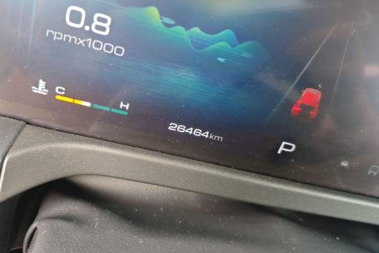 Used Tank 300 2023 City Edition 2.0T—Stylish as Ever Odometer Close Up
