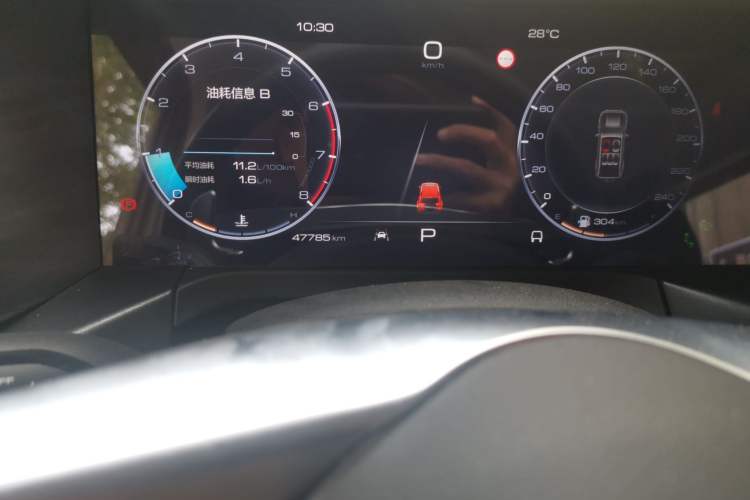 Used Tank 300 2023 City Edition 2.0T—Stylish as Ever Odometer Close Up