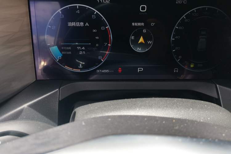 Used Tank 300 2023 2.0T Iron Rider 02 Odometer Close Up