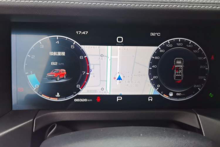 Used Tank 300 2023 City Edition 2.0T—Stylish as Ever Instrument Cluster