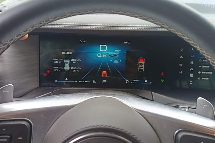 Used Tank 300 2023 City Edition 2.0T—Stylish as Ever Instrument Cluster