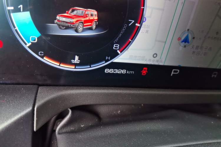 Used Tank 300 2023 City Edition 2.0T—Stylish as Ever Odometer Close Up