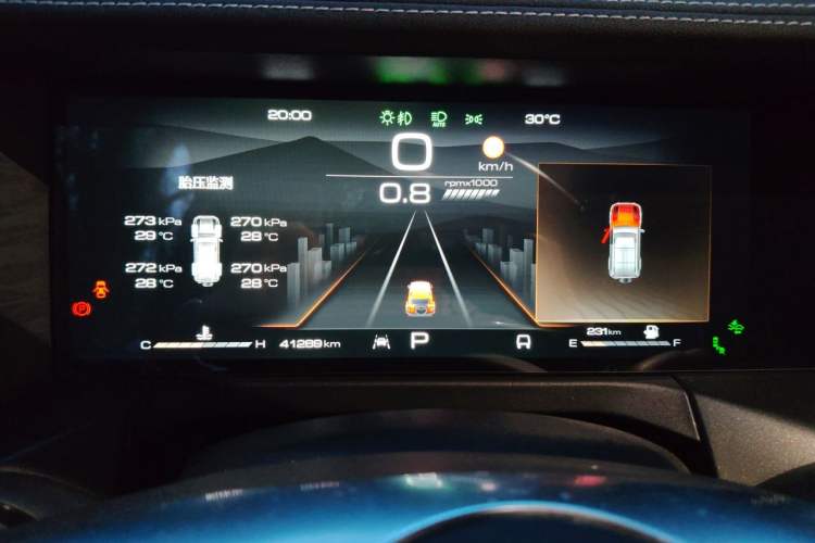 Used Tank 300 2023 City Edition 2.0T—Stylish as Ever Instrument Cluster