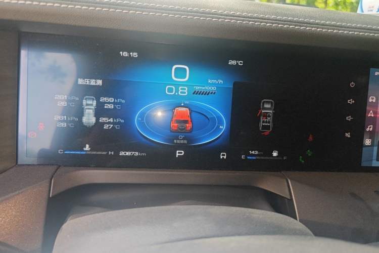 Used Tank 300 2023 City Edition 2.0T—Stylish as Ever Instrument Cluster