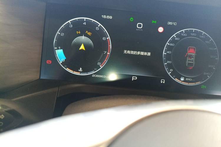 Used Tank 300 2023 Off-Road Edition 2.0T Challenger Odometer Close Up