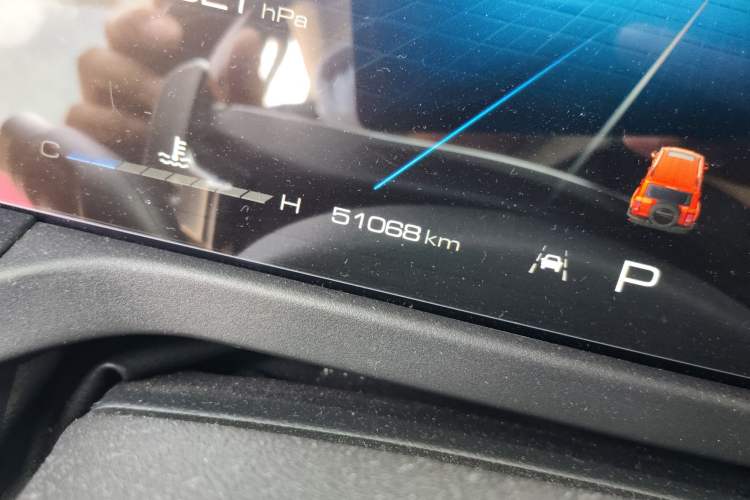 Used Tank 300 2023 City Edition 2.0T—Stylish as Ever Odometer Close Up