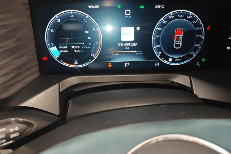 Used Tank 300 2023 City Edition 2.0T—Stylish as Ever Instrument Cluster