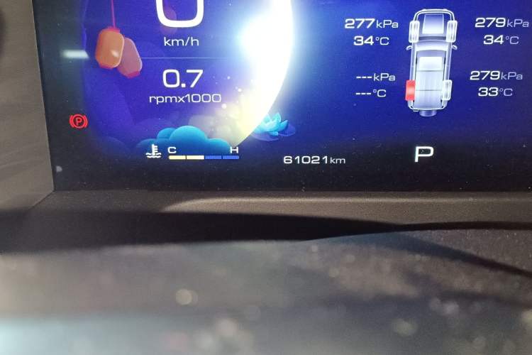 Used Tank 300 2023 Off-Road Edition 2.0T Conqueror Odometer Close Up