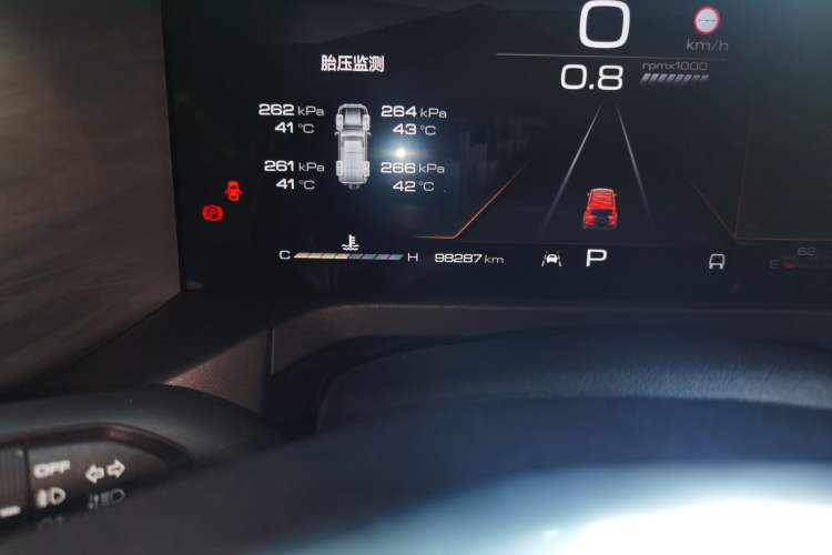 Used Tank 300 2023 Off-Road Edition 2.0T Conqueror Odometer Close Up