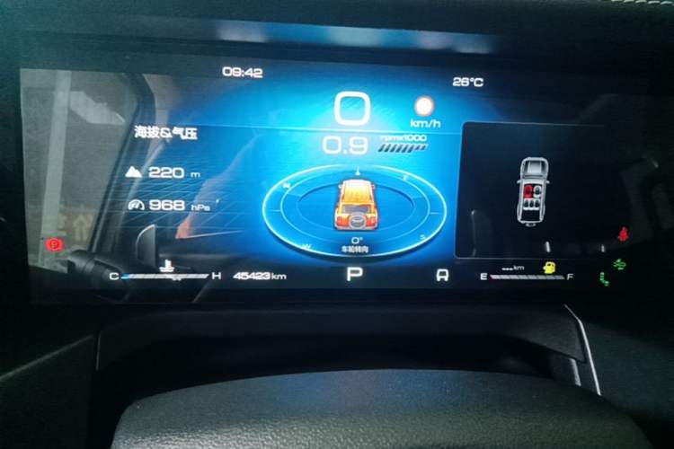 Used Tank 300 2023 City Edition 2.0T—Stylish as Ever Instrument Cluster