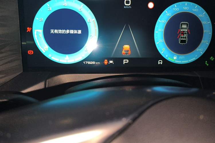 Used Tank 300 2023 City Edition 2.0T—Stylish as Ever Odometer Close Up