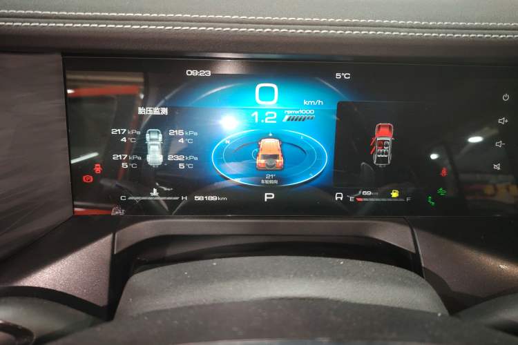 Used Tank 300 2023 City Edition 2.0T—Stylish as Ever Instrument Cluster
