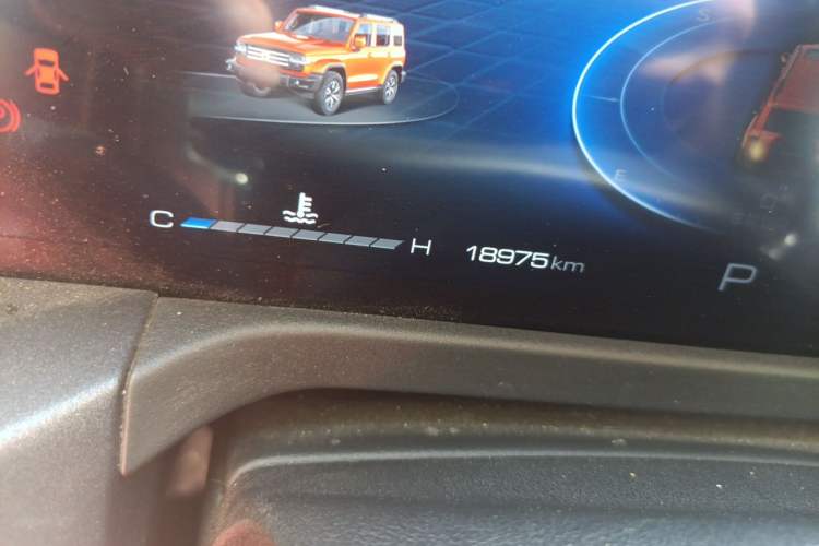 Used Tank 300 2023 City Edition 2.0T—Stylish as Ever Odometer Close Up