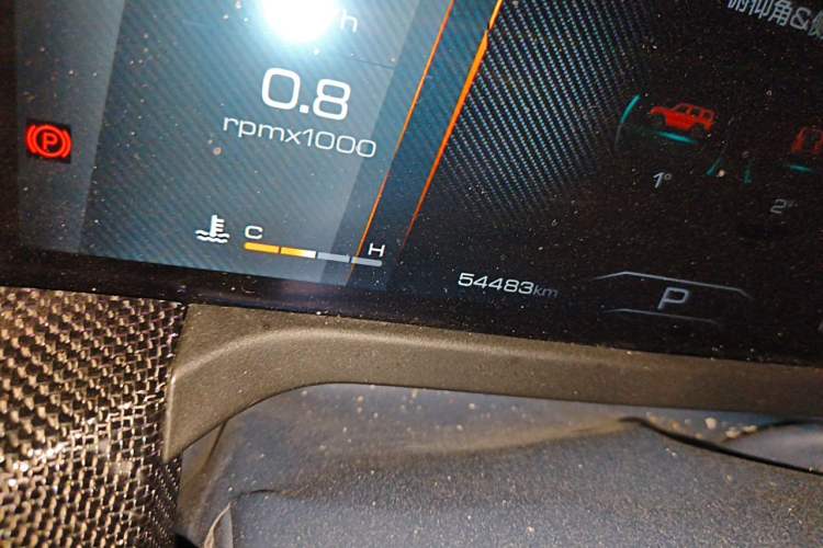 Used Tank 300 2023 Off-Road Edition 2.0T Conqueror Odometer Close Up