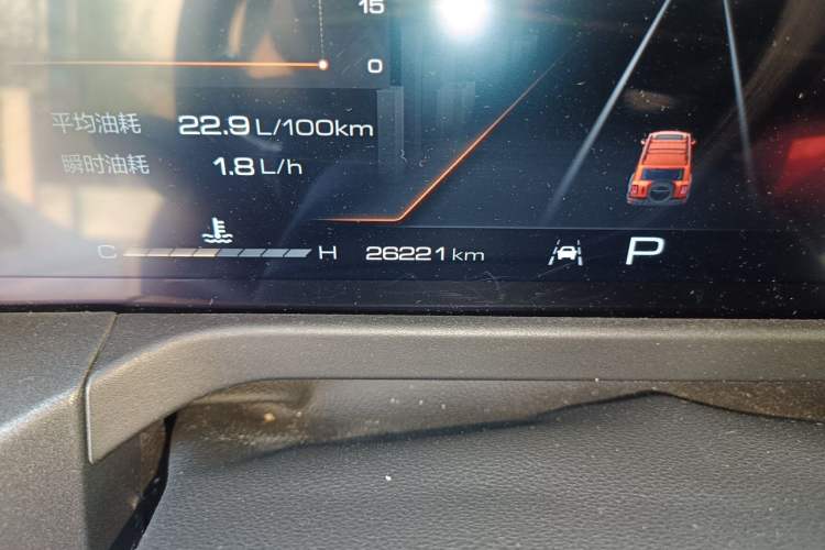 Used Tank 300 2024 2.0T Conqueror Odometer Close Up