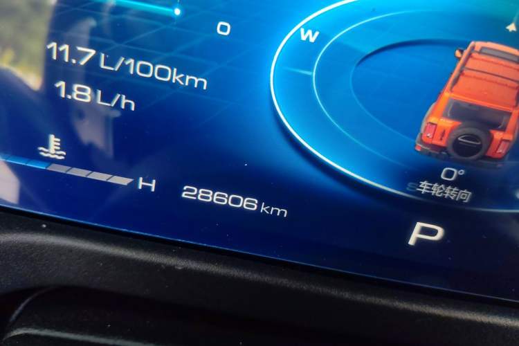 Used Tank 300 2024 2.0T Conqueror Odometer Close Up