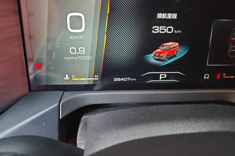 Used Tank 300 2024 2.0T Challenger Odometer Close Up