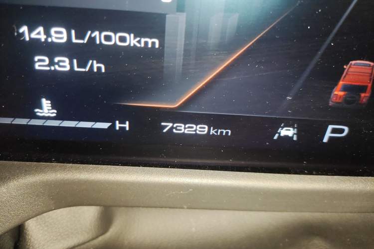 Used Tank 300 2024 2.0T Conqueror Odometer Close Up