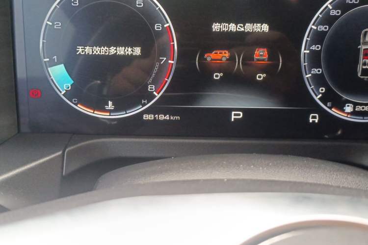 Used Tank 300 2024 2.0T Conqueror Odometer Close Up